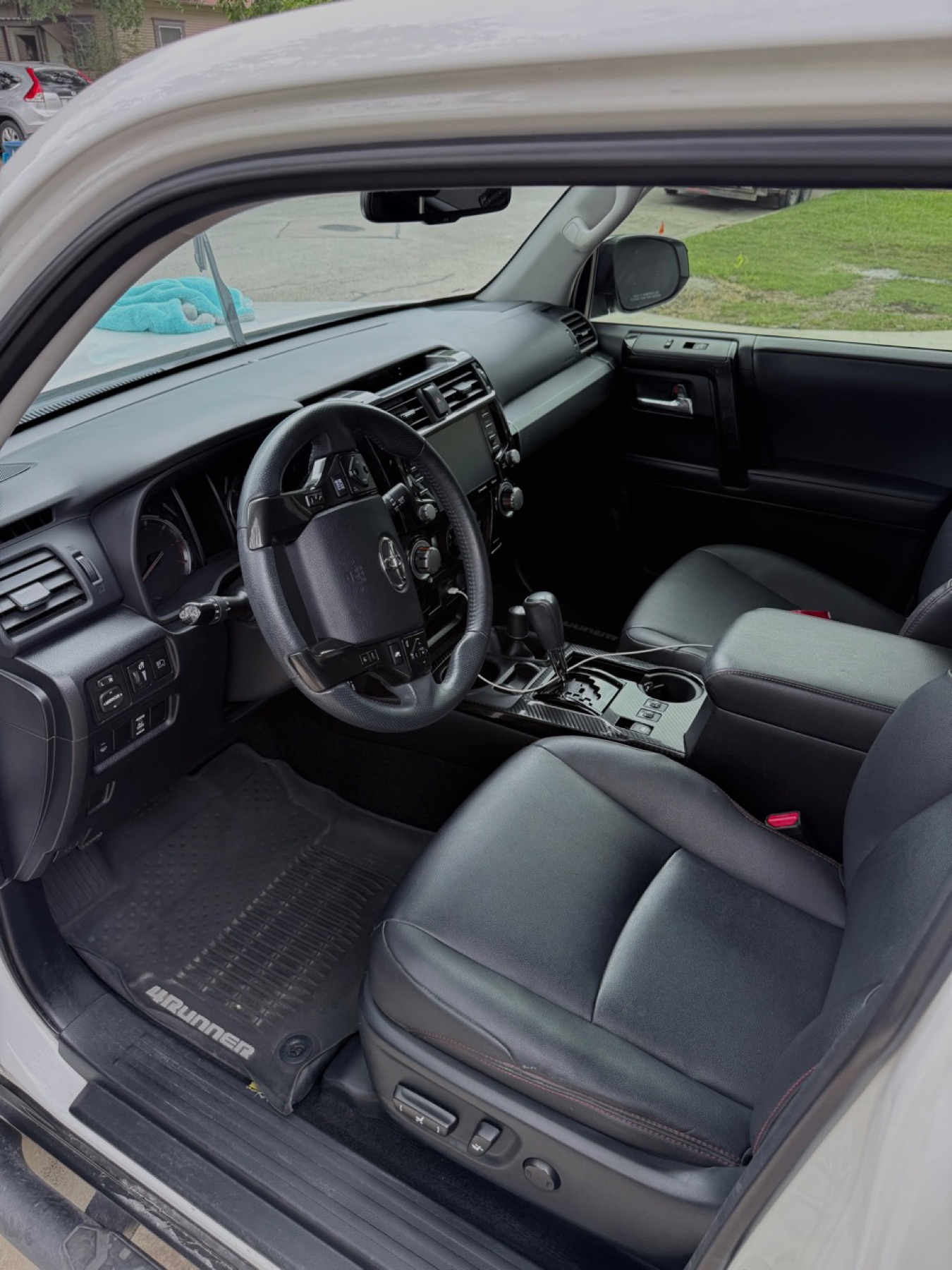 Toyota 4Runner driver interior after mobile detailing