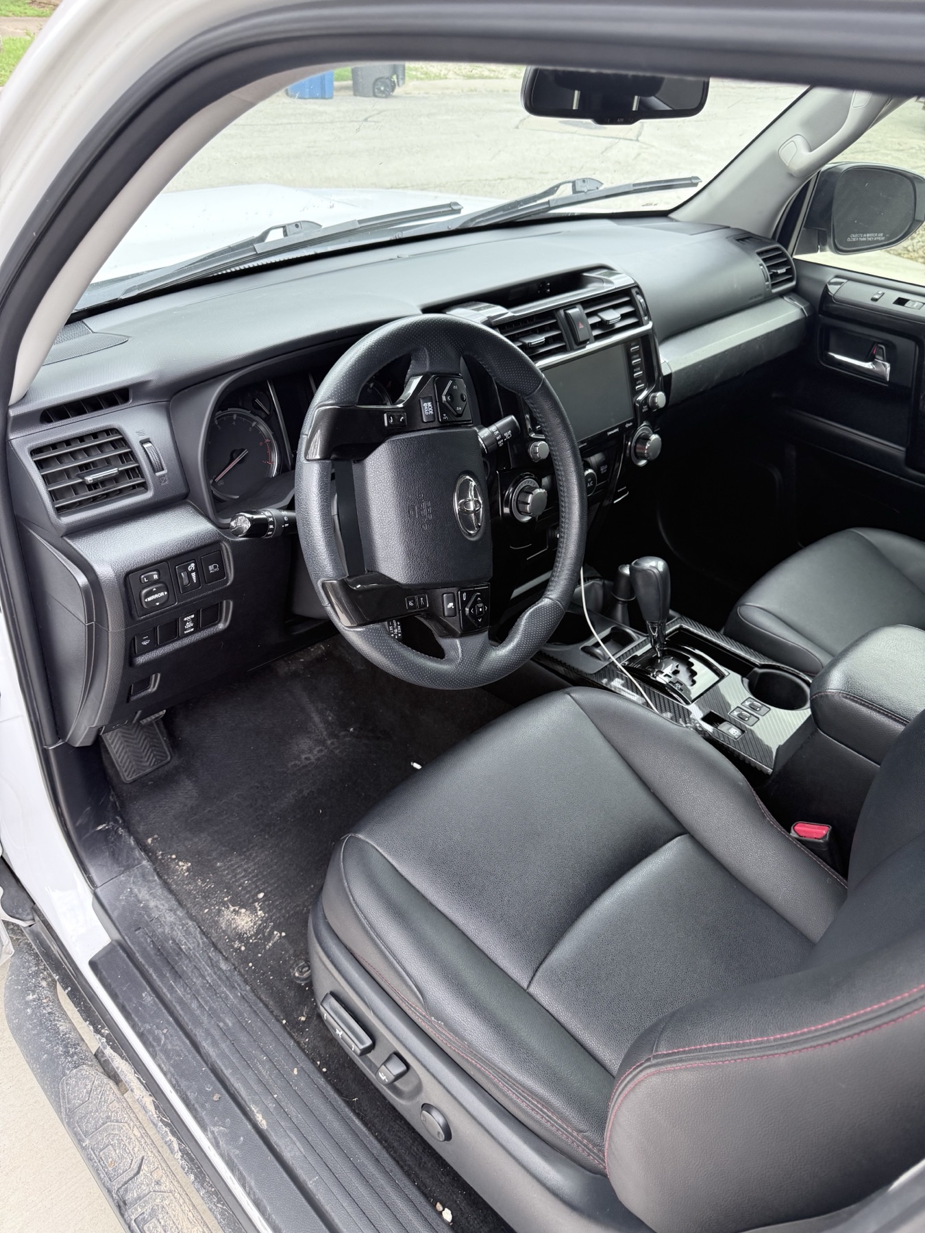 Toyota 4Runner driver interior before mobile detailing