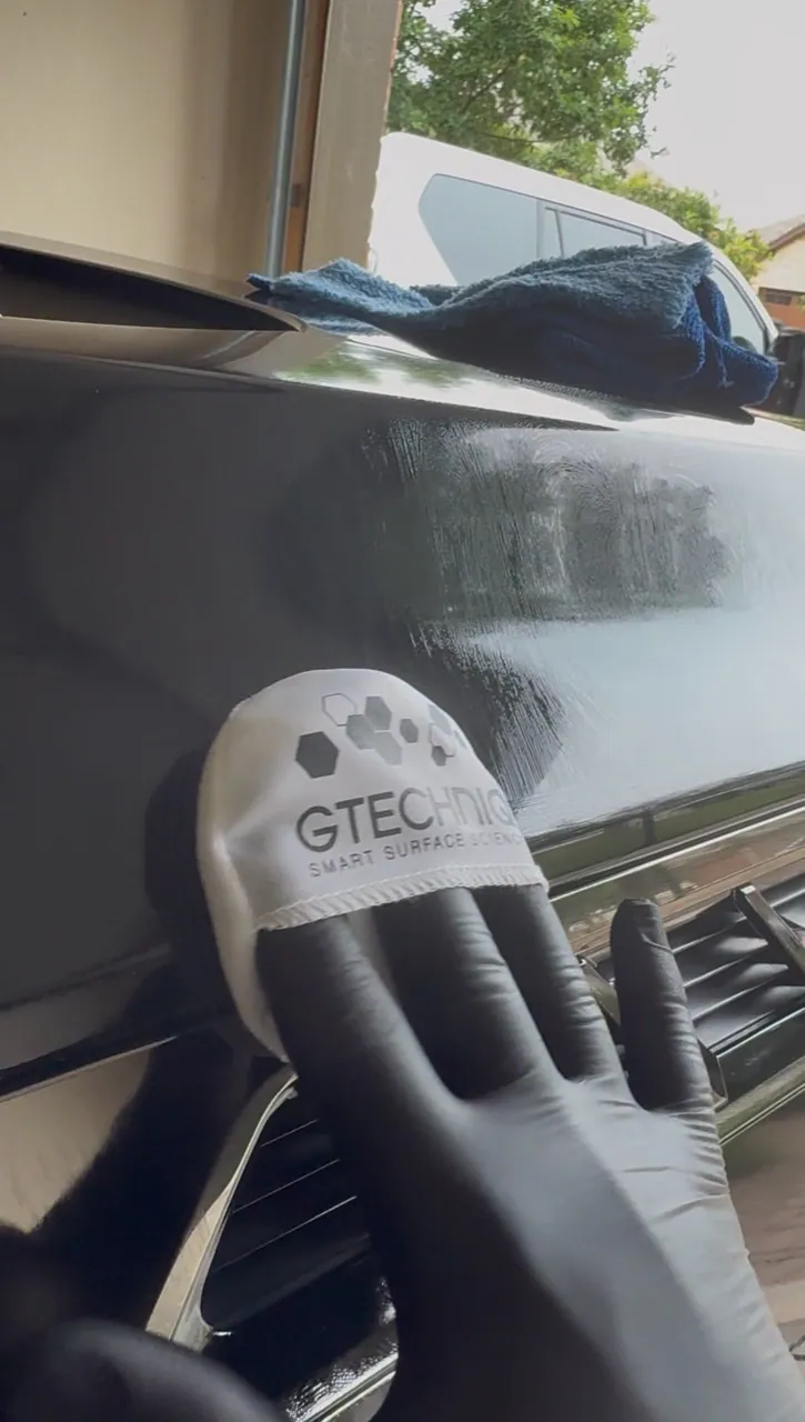 Ceramic coating application by Spade Detail Co.