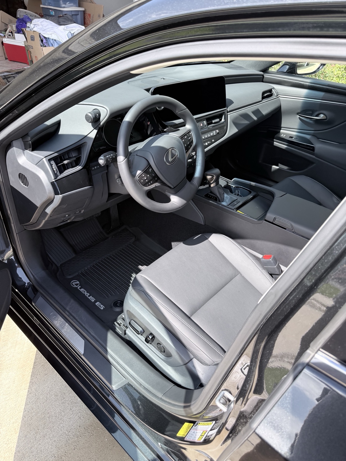 Lexus ES interior after premium interior detailing