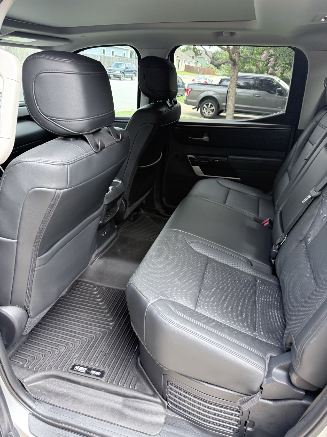 Toyota Tundra rear cabin after premium interior detailing